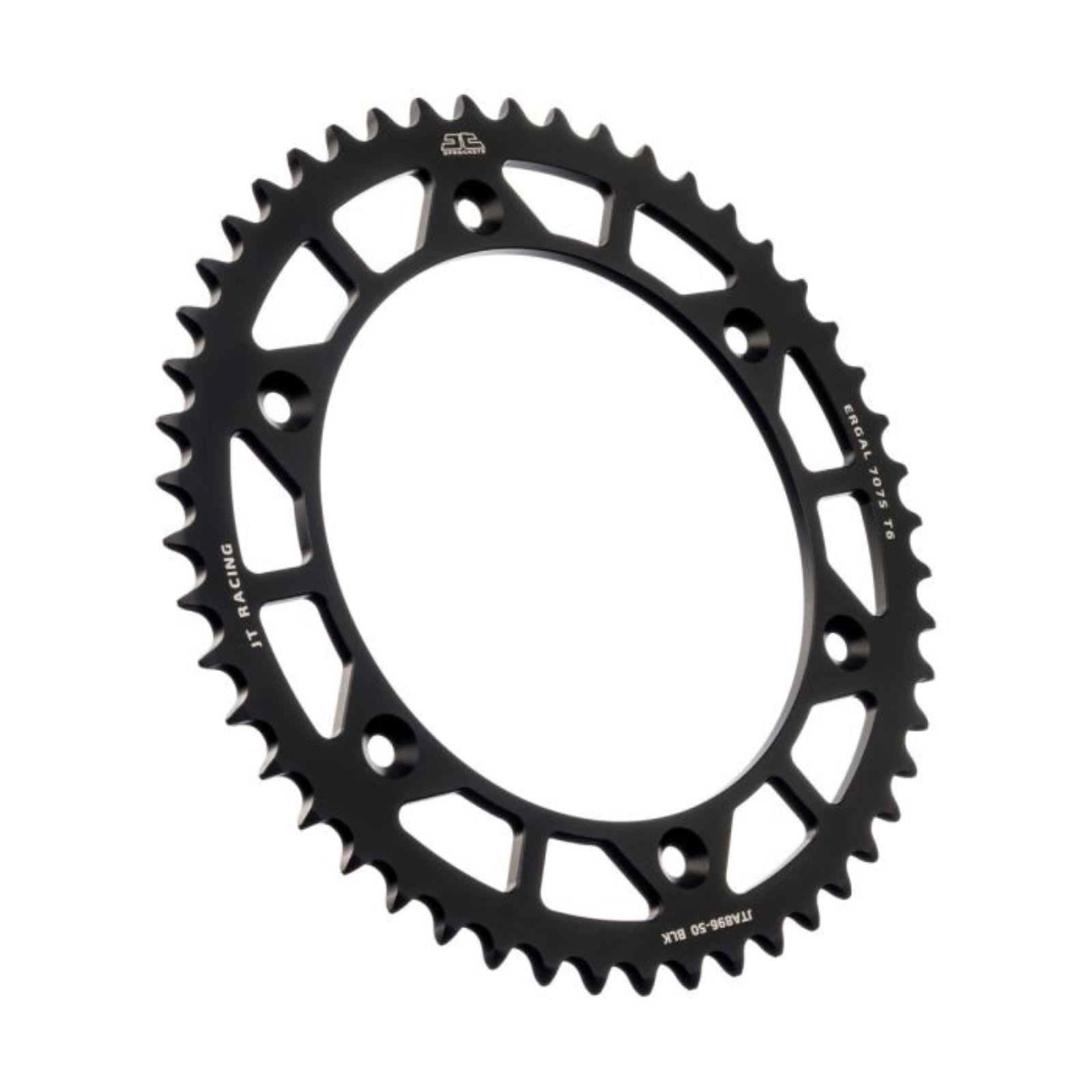 JT Sprockets Rear Sprocket Alloy 50 Tooth (JTA896) JTA896.50BLK_1175114