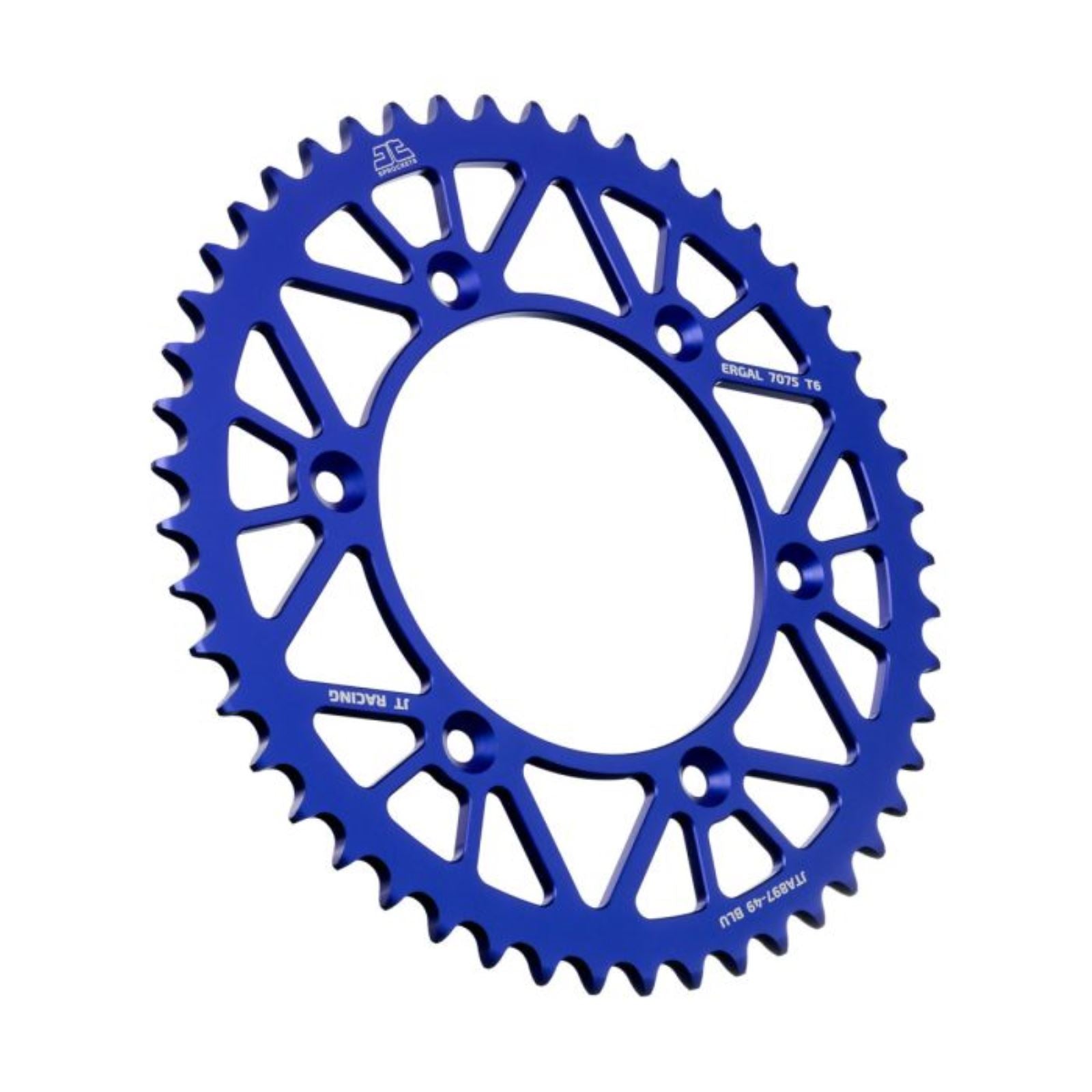 JT Sprockets Rear Sprocket Alloy 49 Tooth (JTA897) JTA897.49BLU_1175080