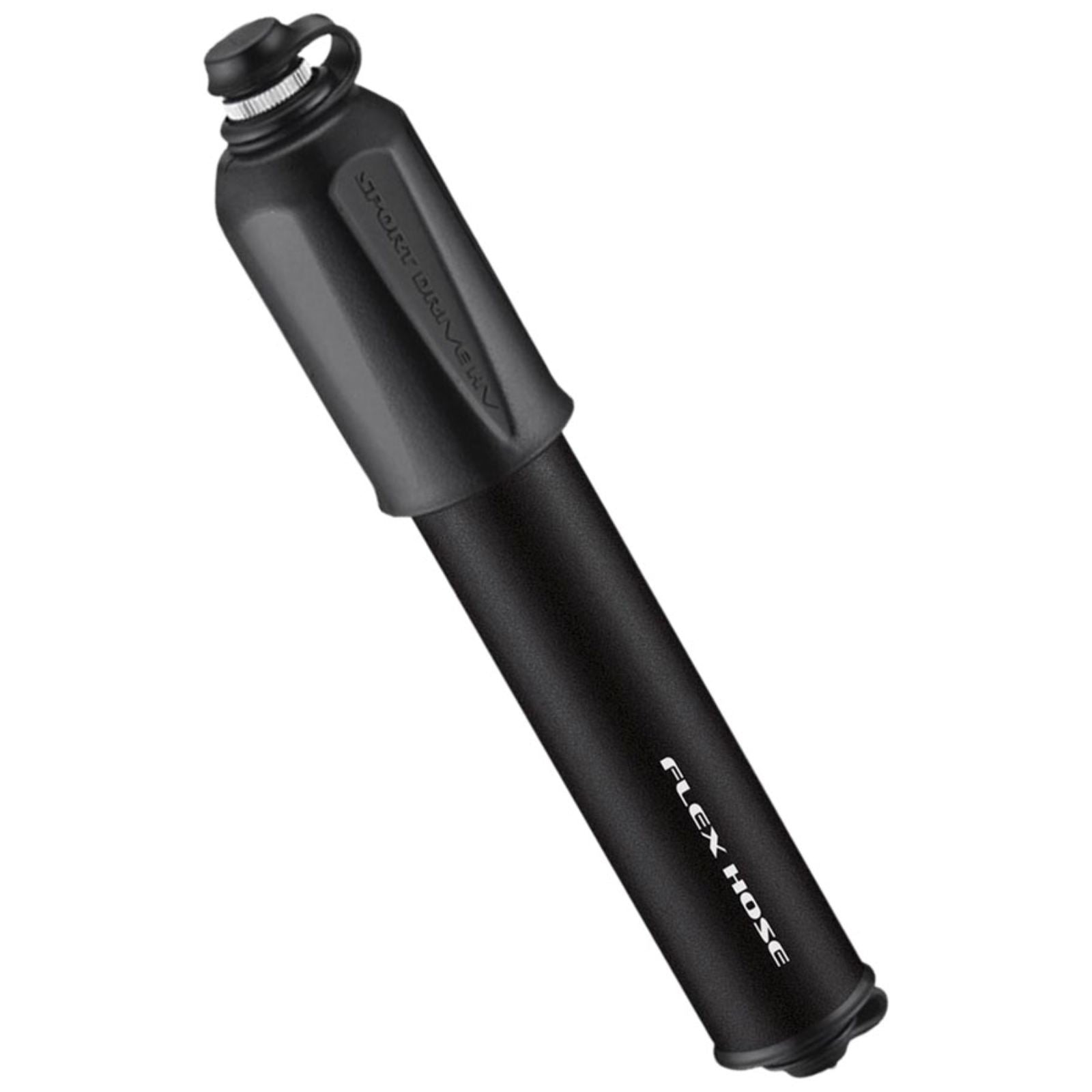 Lezyne Sport Drive HV Pump - 170mm - 90psi - Multivalve Black [MPN: 1-MP-SPDHV-V1S37]_1990731