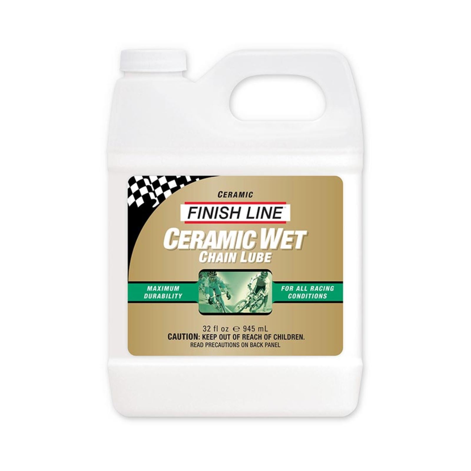 Finish Line Ceramic Wet Bike Chain Lube - 32 fl oz, Bulk [MPN: CWE320101]_1173144