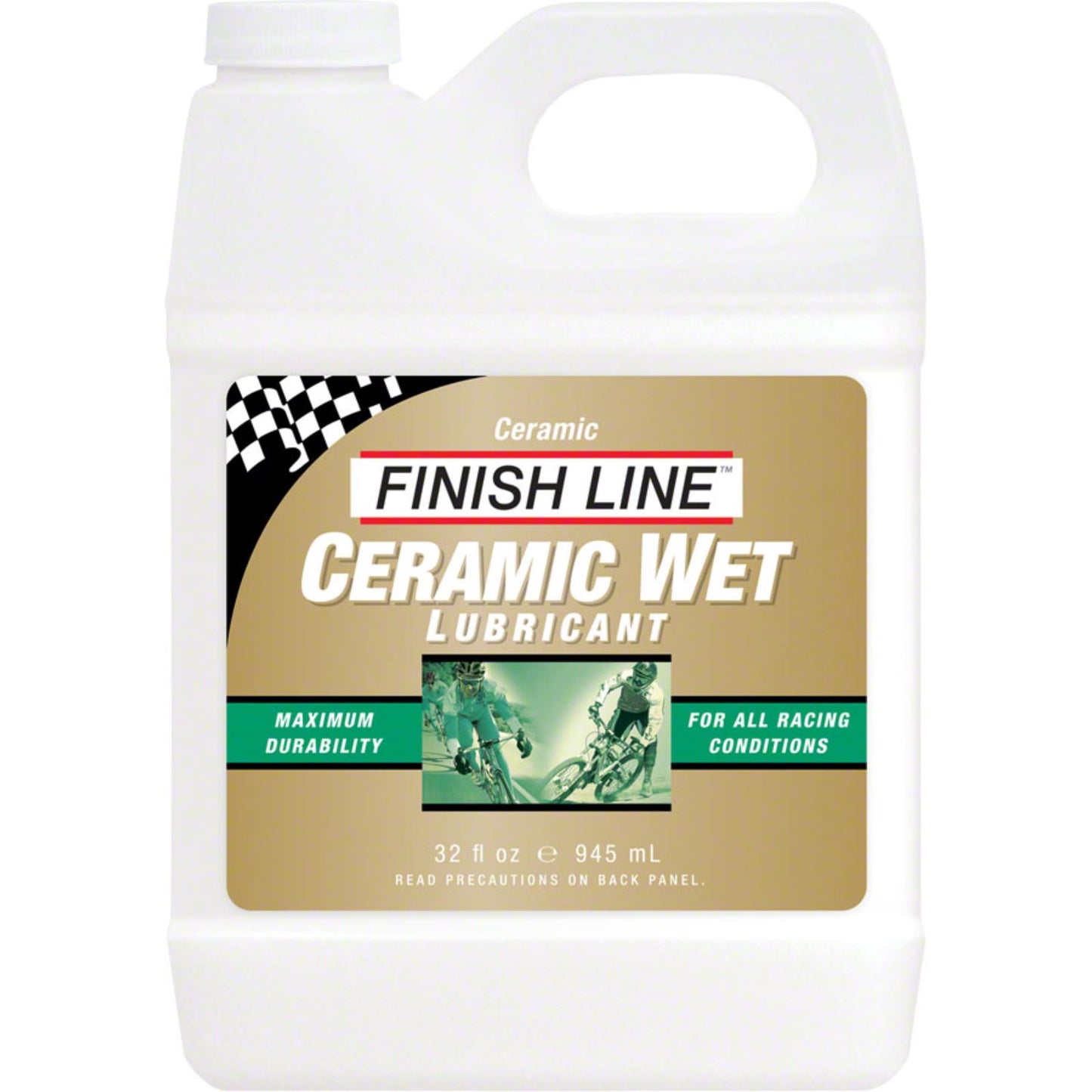 Finish Line Ceramic Wet Bike Chain Lube - 32 fl oz, Bulk [MPN: CWE320101]_1196798