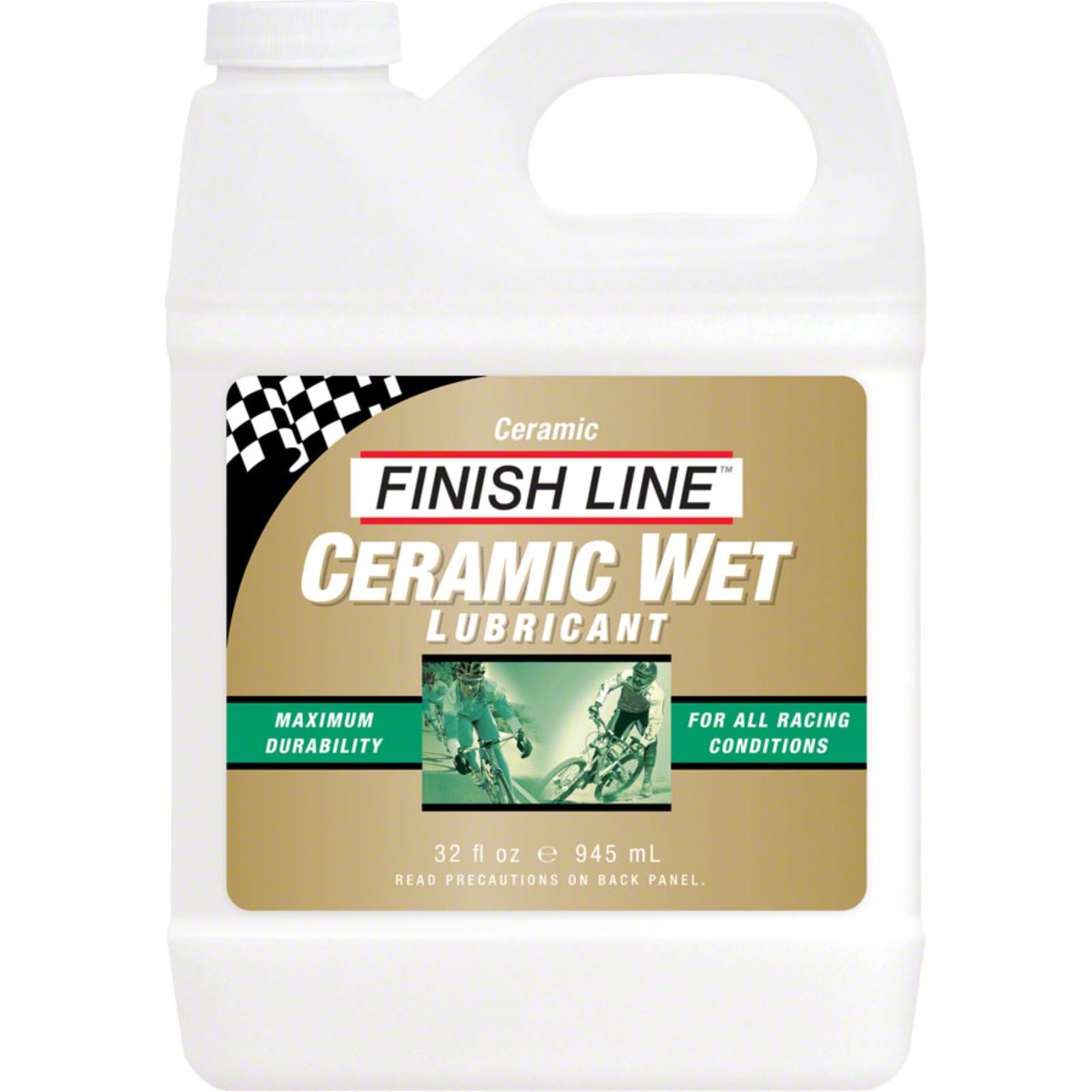 Finish Line Ceramic Wet Bike Chain Lube - 32 fl oz, Bulk [MPN: CWE320101]_1196798