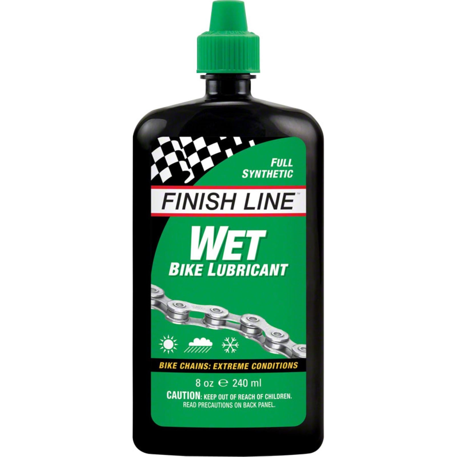 Finish Line WET Bike Chain Lube - 8 fl oz, Drip [MPN: WL0080101]_1196805