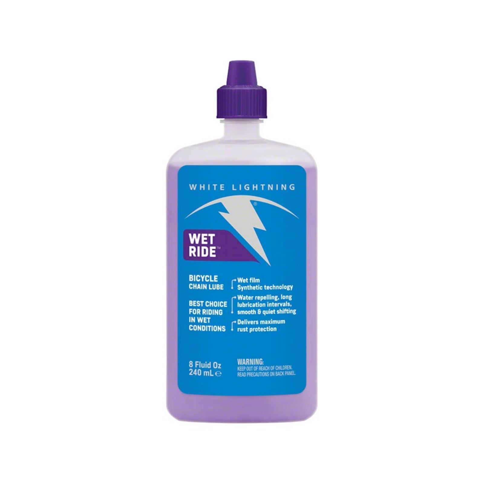 White Lightning Wet Ride Bike Chain Lube - 8 fl oz - Drip [MPN: W59080102]_1173150