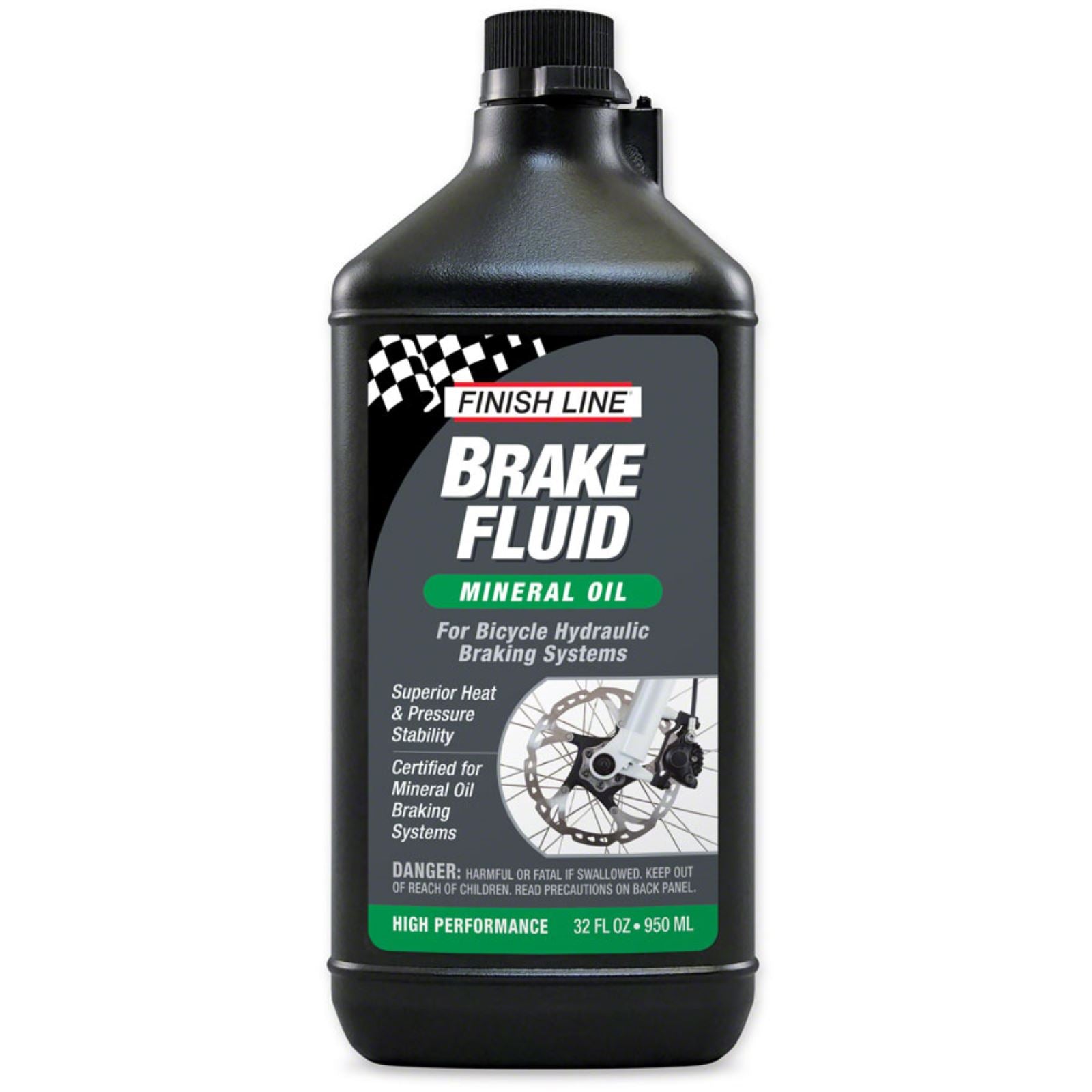 Finish Line Hydraulic Brake Fluid  Mineral Oil  32oz [MPN: BM0320101]_1340664