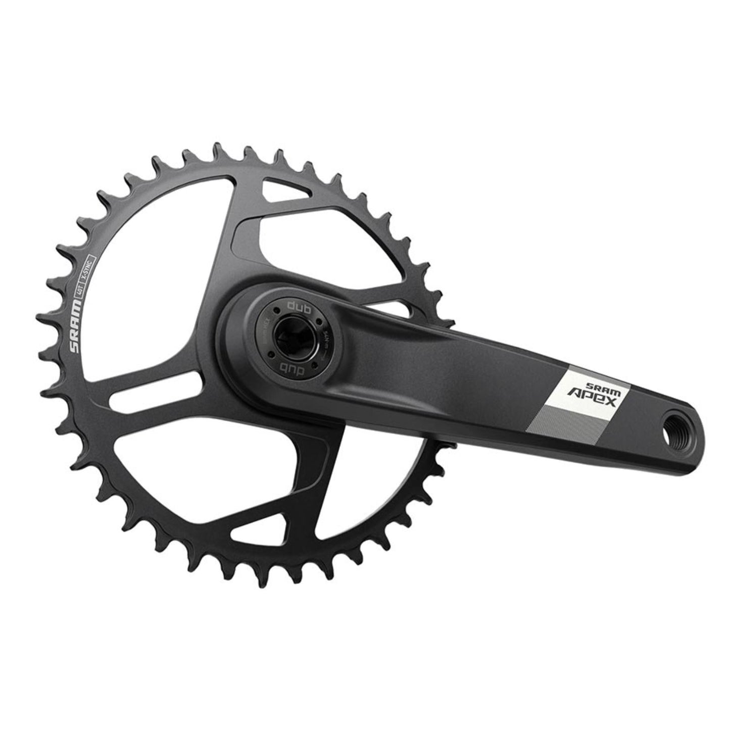 SRAM Crankset DUB 160mm - Black - Road Disc [MPN: 00.6118.672.005]_1173261