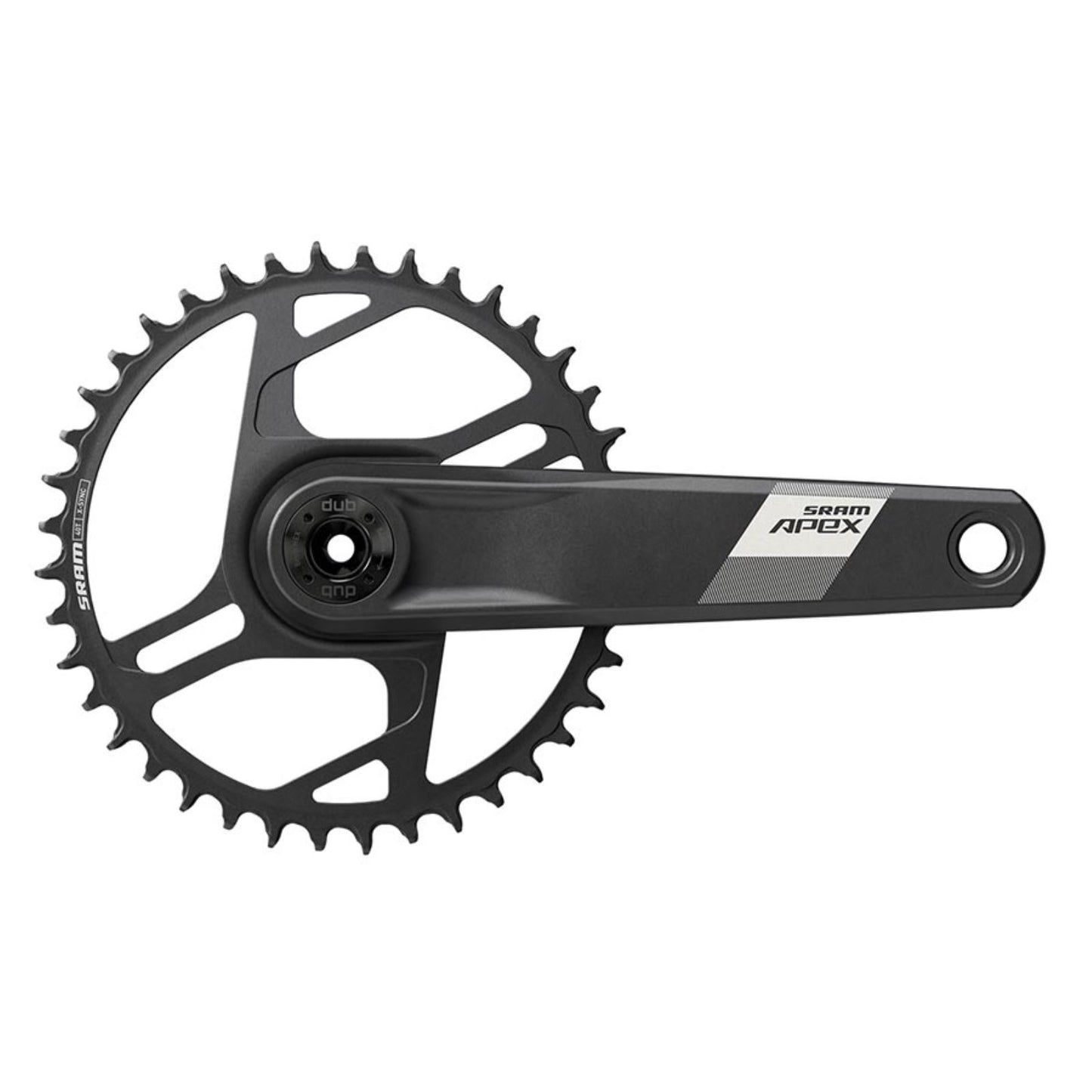 SRAM Apex 1 Wide Crankset - Black - D1  [MPN: 00.6118.672.006]_1173240