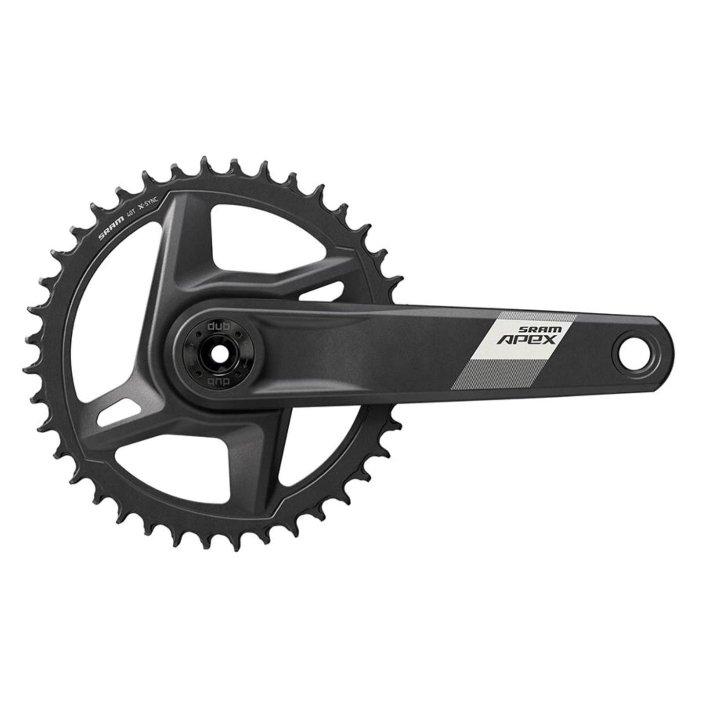 SRAM Apex D1 Crankset - Black - Road Disc [MPN: 00.6118.673.003]_1173226