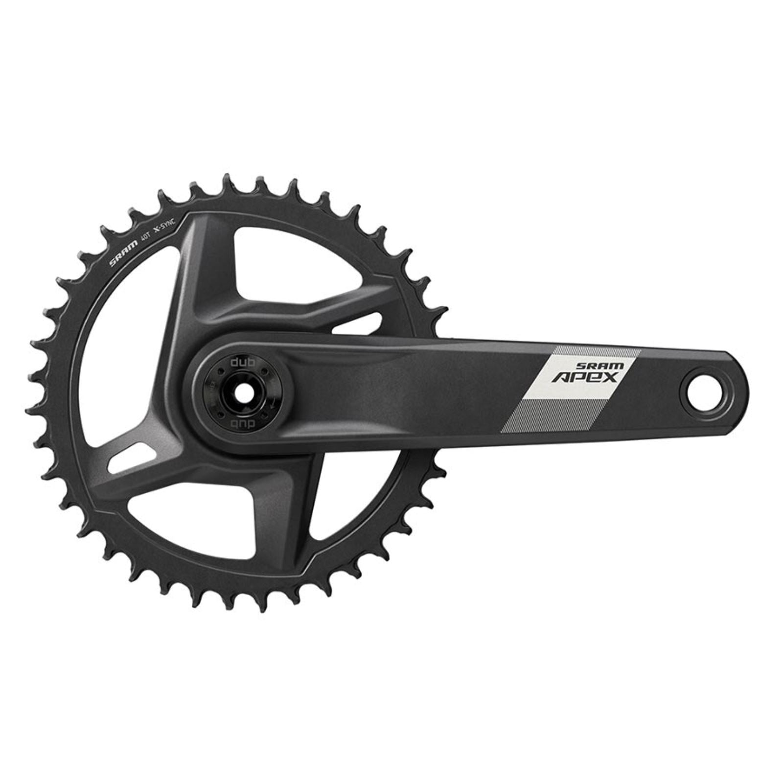 SRAM Apex D1 Crankset - Black - Road Disc [MPN: 00.6118.673.003]_1173226