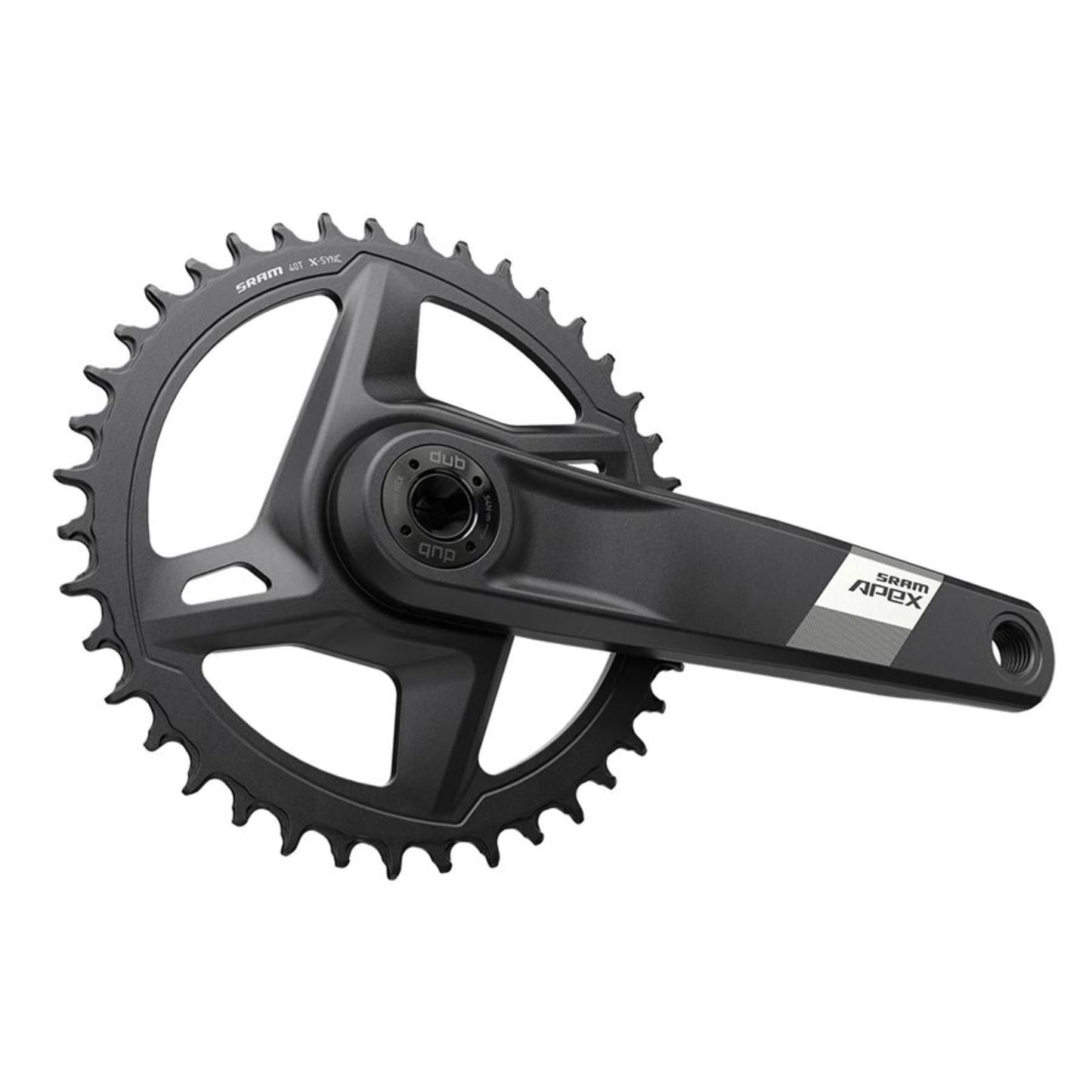SRAM Apex D1 Crankset - Black - Road Disc [MPN: 00.6118.673.003]_1173227