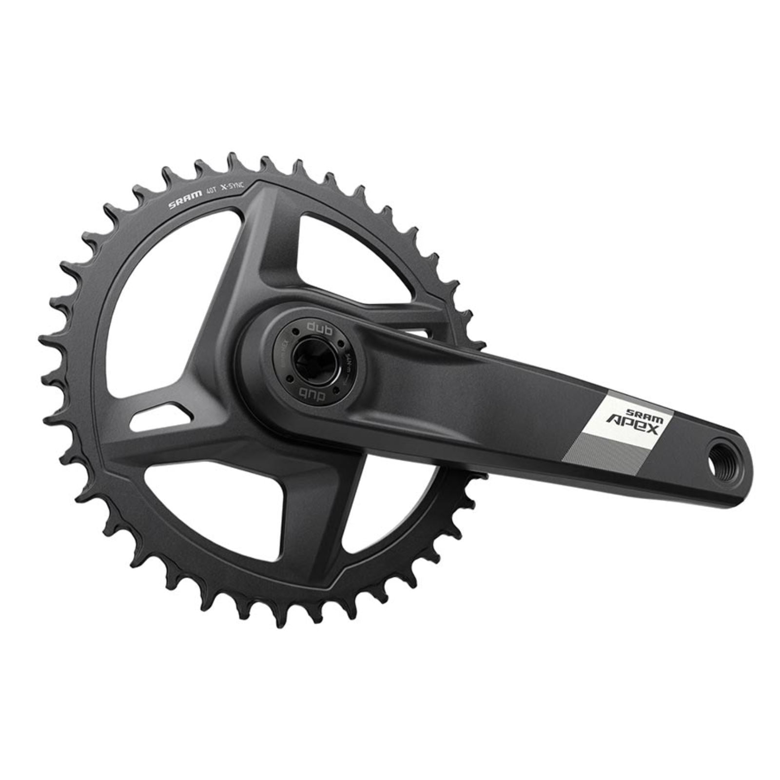 SRAM Apex D1 Crankset - Black - Road Disc [MPN: 00.6118.673.003]_1173227
