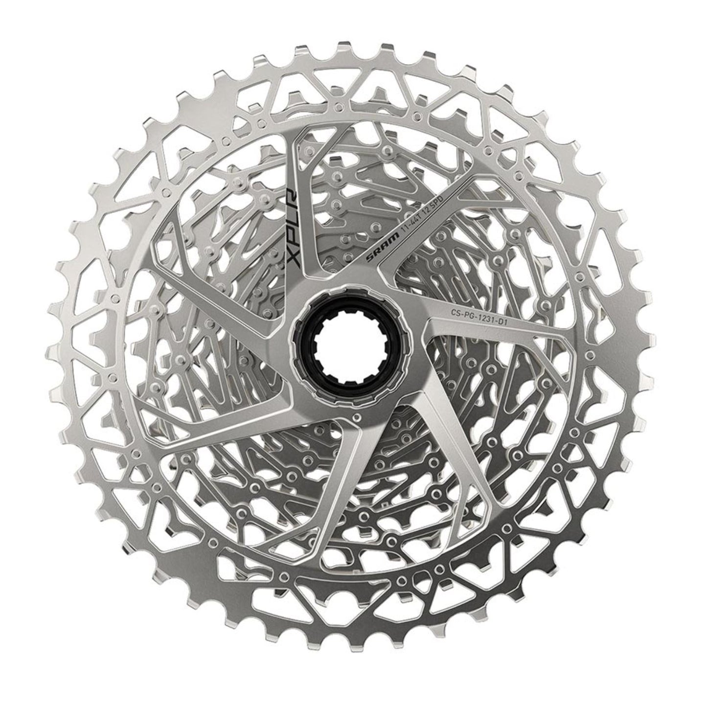 Cassette - 12-Speed, 11-44t, Silver, D1 fits SRAM XPLR PG-1231  [MPN: 00.2418.132.001]_1173235
