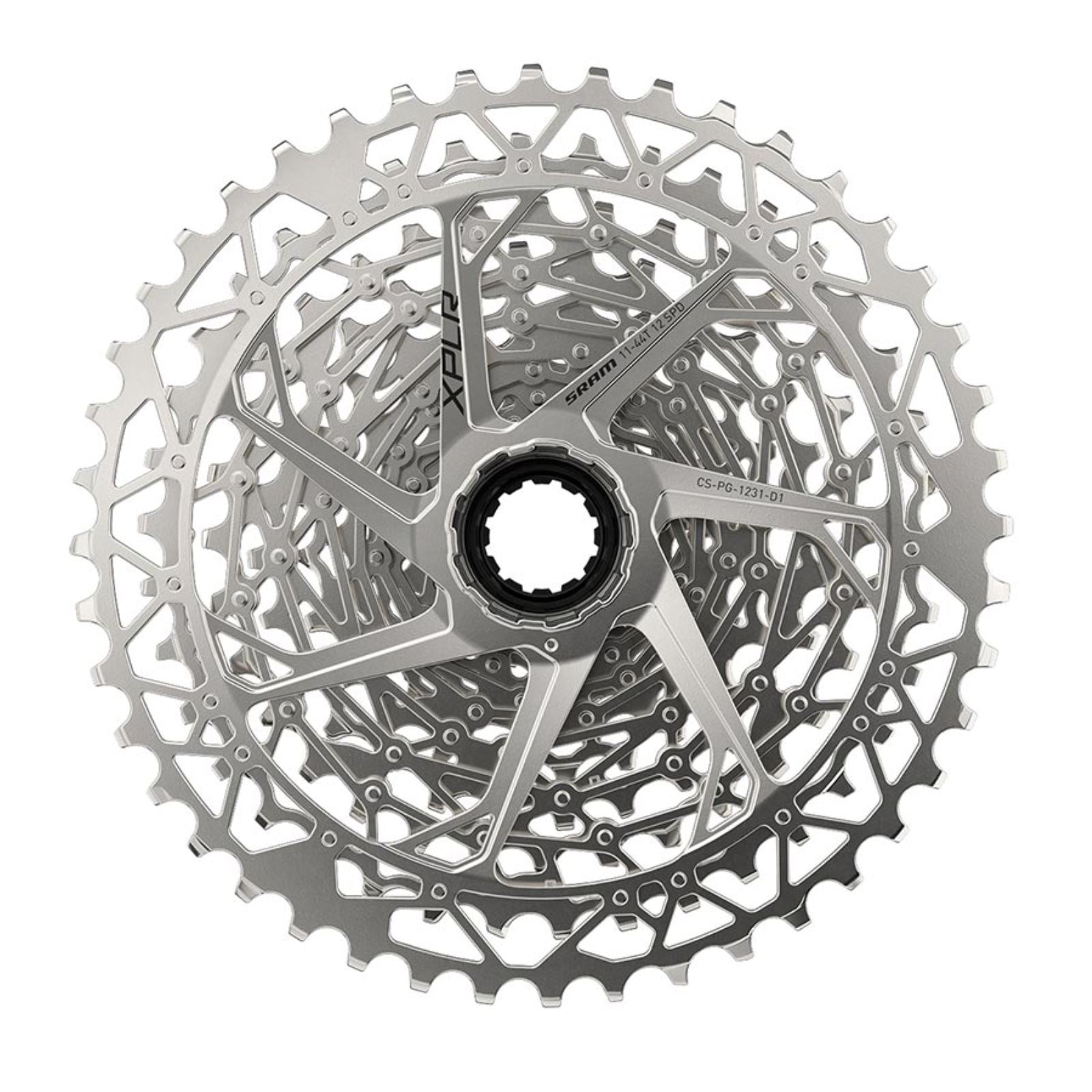 Cassette - 12-Speed, 11-44t, Silver, D1 fits SRAM XPLR PG-1231  [MPN: 00.2418.132.001]_1173235