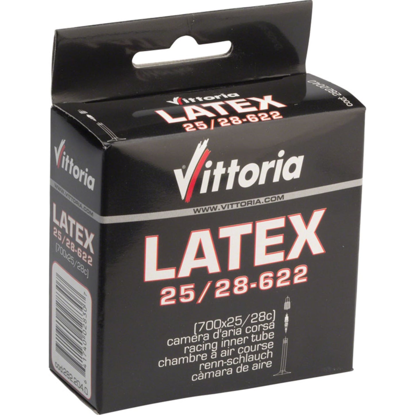 Vittoria Competition Latex Tube - 700 x 25-28, 48mm Presta Valve [MPN: 1TA00002]_1250325