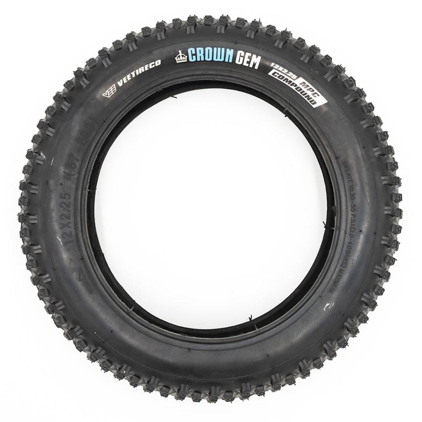 Kids Ride Shotgun Dirt Hero 12" Tire Hybrid Tire 12''x2.25 - Wire - Black [MPN: KRS-DHBL-TYE12-01]_1328021