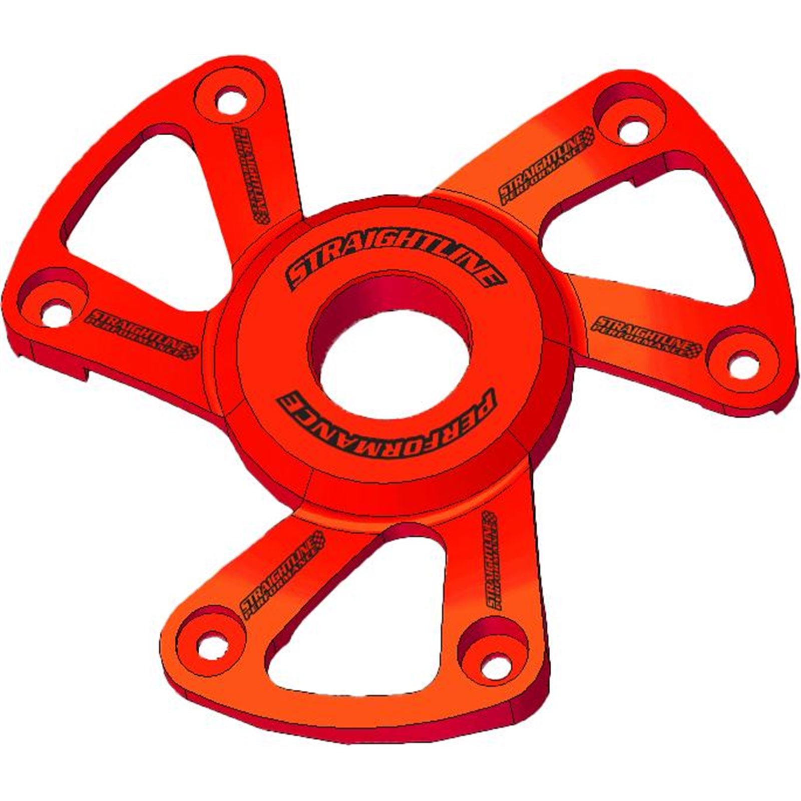 Straightline Performance P22 Clutch Cover fits Polaris - Anodized - Red [MPN: 123-172]_1706575