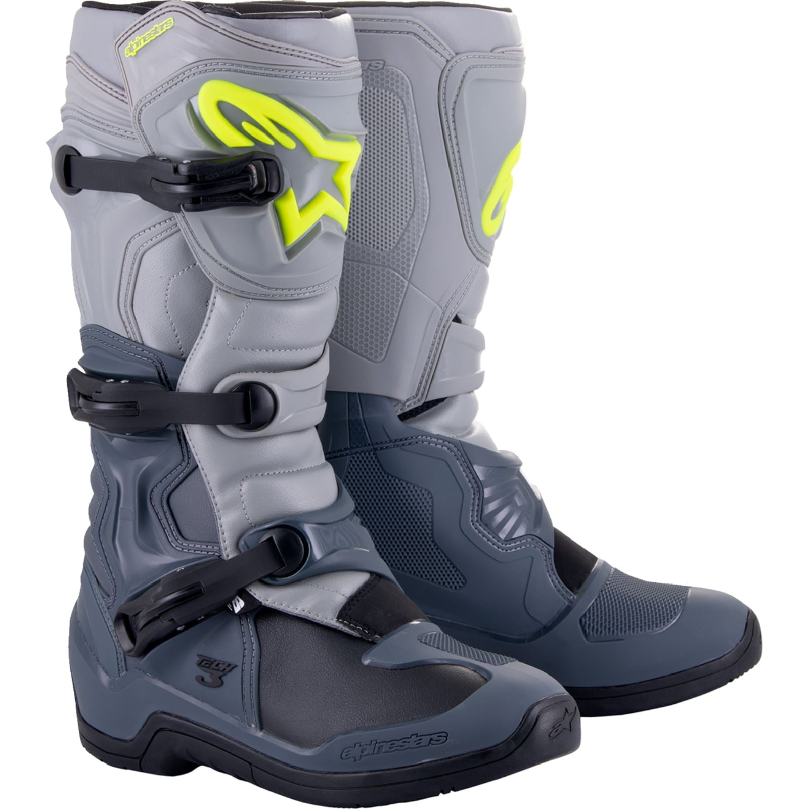 Alpinestars Tech 3 Boots - Dark Grey/Light Gret/Black_1245568