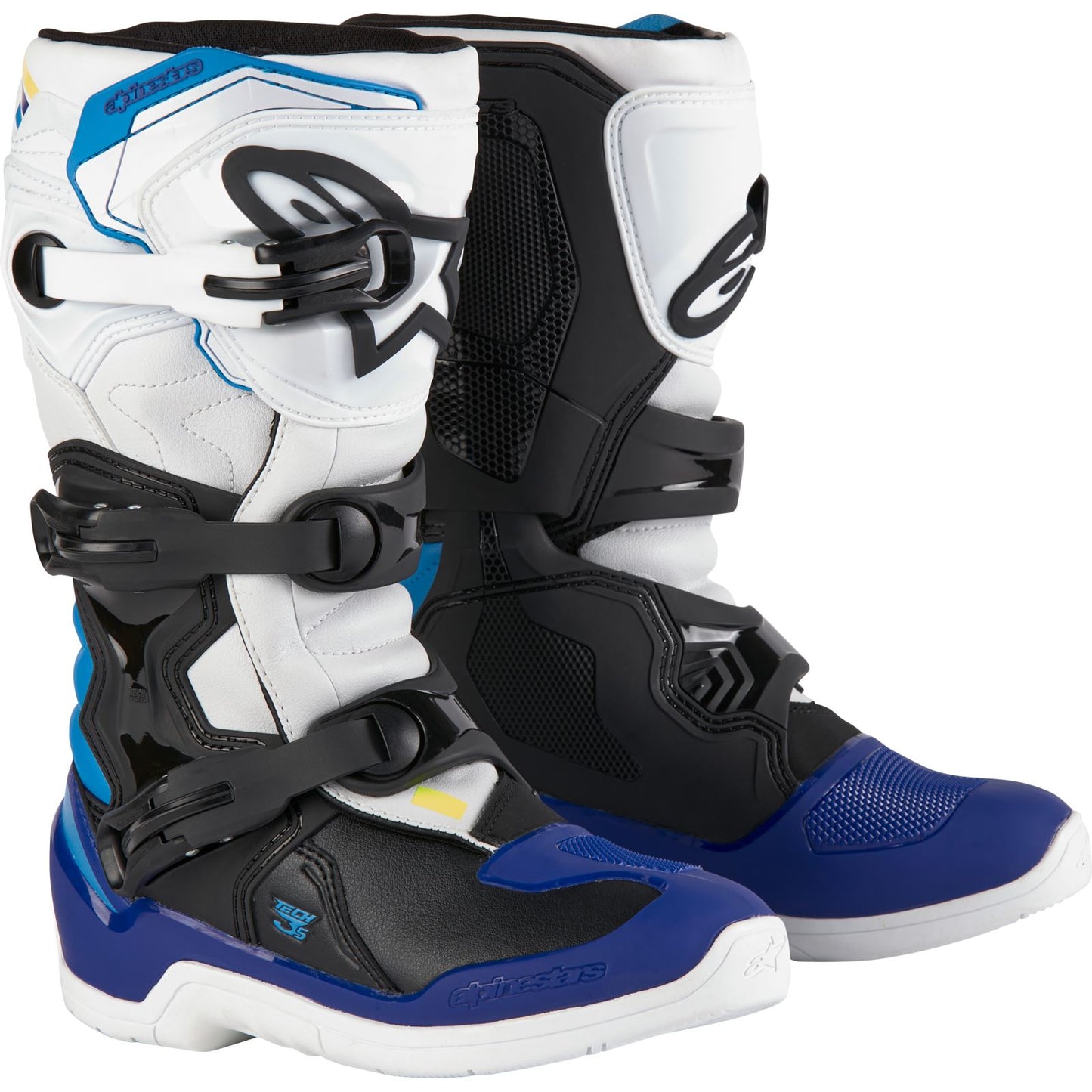 Alpinestars Tech 3S Youth Boots - White/Black/Enamel Blue_1175923