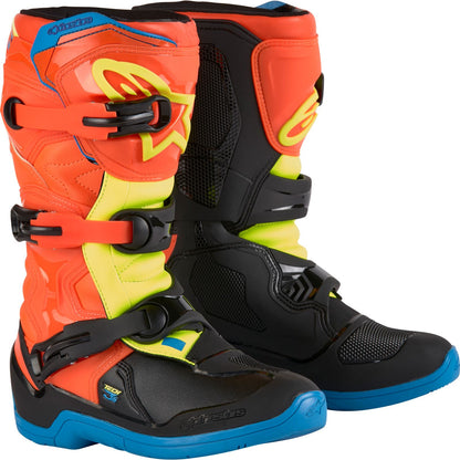 Alpinestars TECH 3S YOUTH BOOTS OR FLUO/ENAMEL BL/YEL FL_1175929