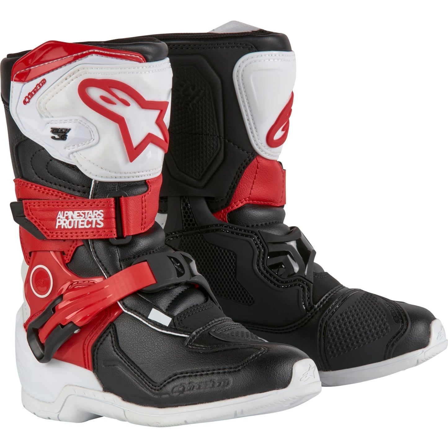 Alpinestars TECH 3S KIDS BOOTS WHITE/BLK/BT RED_1175937