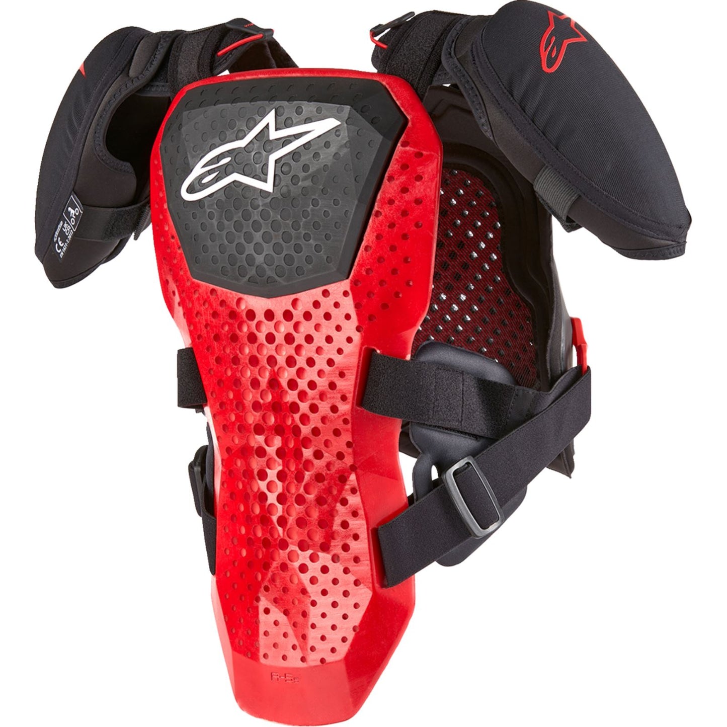 Alpinestars A-5 S Youth Chest Protector - Black/White/Red - SM/MD [MPN: 6740224-123-S/M]_1245271