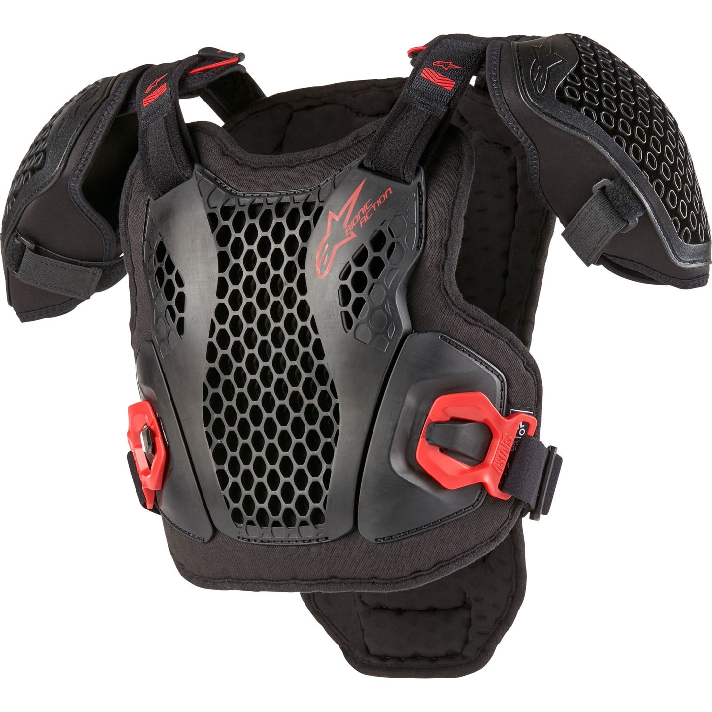 Alpinestars Bionic Action Youth Chest Protector - Black/Red - Large/XL [MPN: 6740424-13-LXL]_1176047