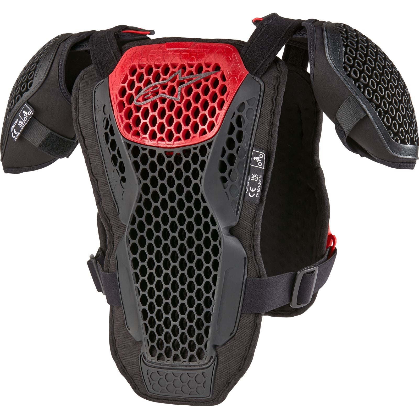 Alpinestars Bionic Action Youth Chest Protector - Black/Red - Large/XL [MPN: 6740424-13-LXL]_1176048