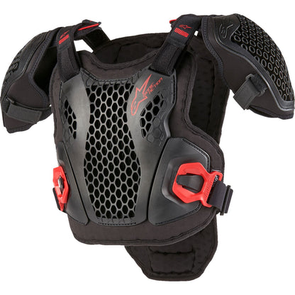 Alpinestars Bionic Action Youth Chest Protector - Black/Red - Large/XL [MPN: 6740424-13-LXL]_1245256