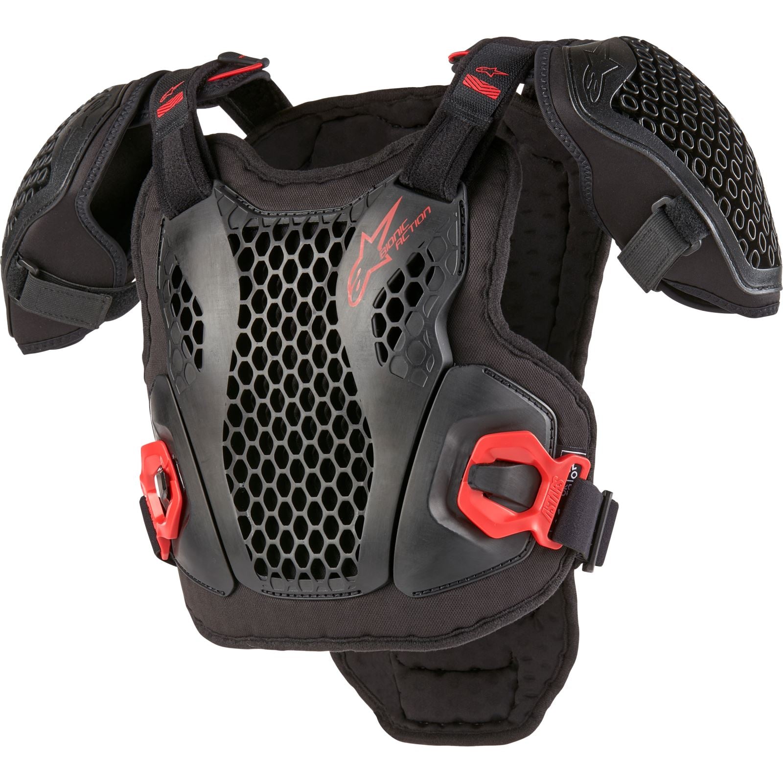 Alpinestars Bionic Action Youth Chest Protector - Black/Red - Small/Medium [MPN: 6740424-13-S/M]_1176049