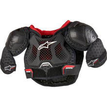 Alpinestars Youth Bionic Action Kickstart Chest Guard - Black/Red - Size 4/6 [MPN: 6740624-13-4/6]_1176053