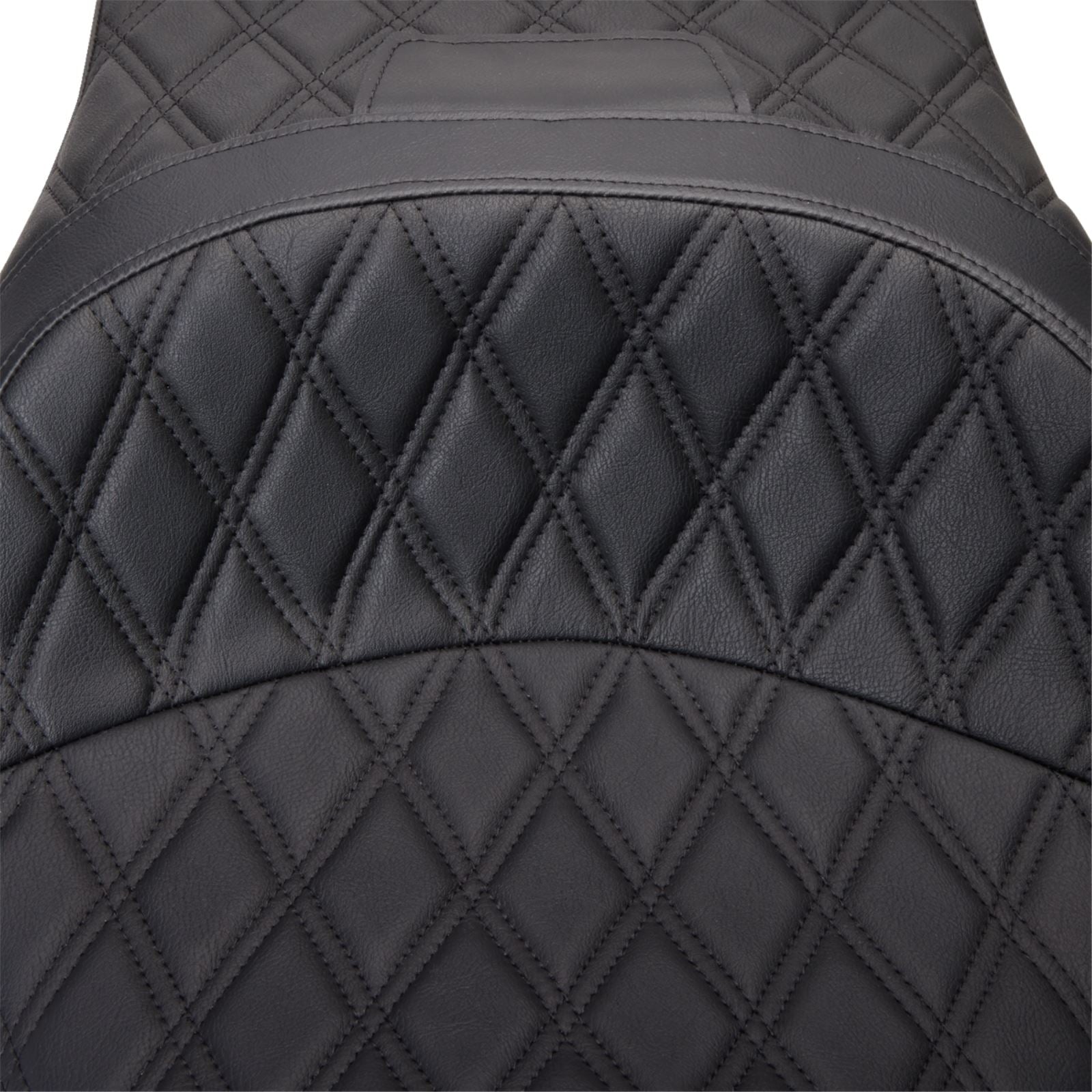 Drag Specialties Freedom Seat - Vinyl - Double Diamond Black Stitch - FLH '09-'23 0801-1481_1176167