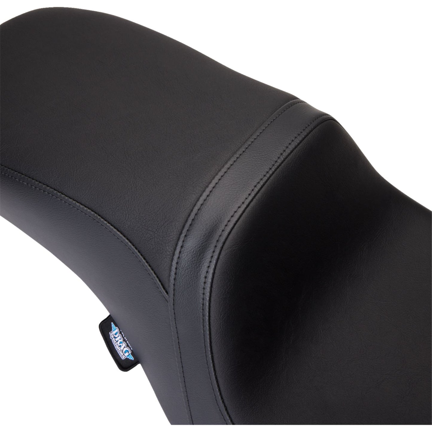 Drag Specialties Predator 2Up Seat - Vinyl - Black - Smooth - FLH '08-'23 [MPN: 0801-1487]_1176182