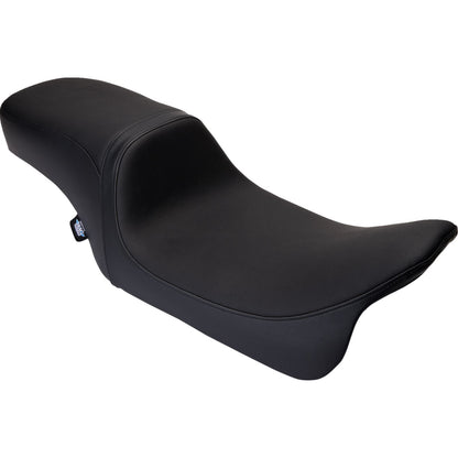 Drag Specialties Predator 2Up Seat - Vinyl - Black - Smooth - FLH '08-'23 [MPN: 0801-1487]_1176183
