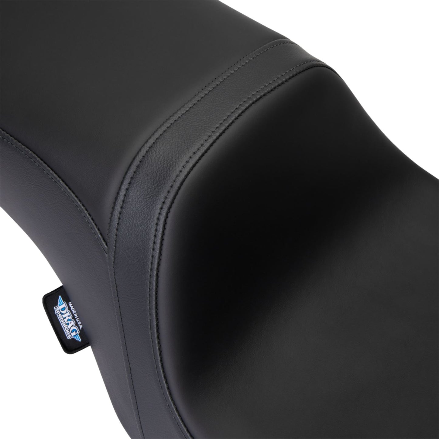 Drag Specialties Predator 2Up Seat - Solar Leather - Black - Smooth - FLH '08-'23 0801-1495_1176248