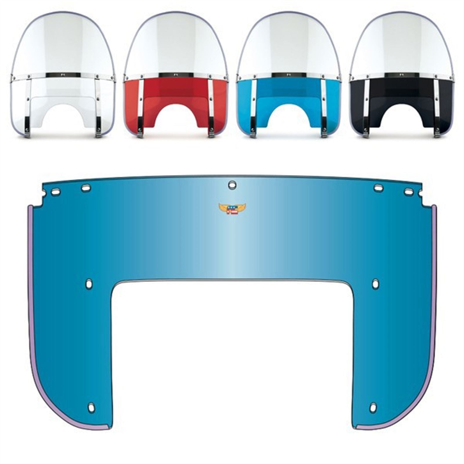 National Cycle Replacement Lower Windows for Heavy Duty Windshields 22002_1501556