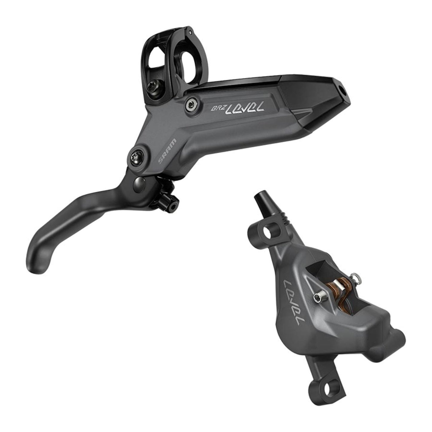 SRAM Level Bronze Stealth 2P  MTB Hydraulic Disc Brake  Front  Post mount  Grey [MPN: 00.5018.233.000]_1176394