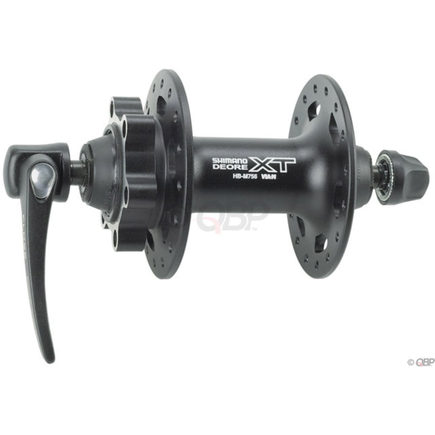 Shimano Front Hub - QR x 100mm - 6-Bolt - Black - 36h - XT HB-M756  [MPN: EHBM756AL]_1177252