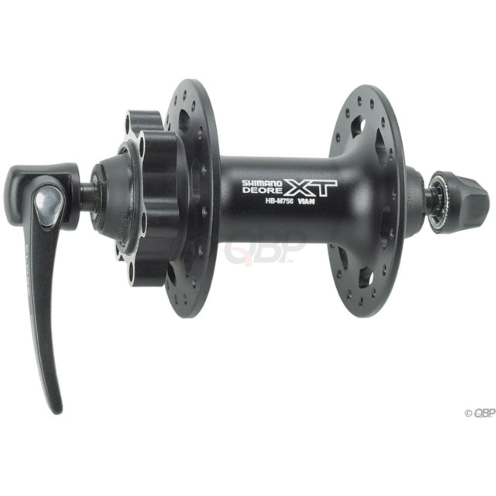 Shimano Front Hub - QR x 100mm - 6-Bolt - Black - 36h - XT HB-M756  [MPN: EHBM756AL]_1177252