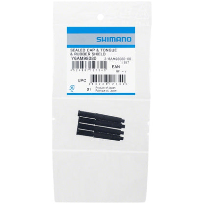 Shimano Sealed End Cap with Tongue and Shield - 4mm I.D - Pack of 4 [MPN: Y6AM98080]_1182156