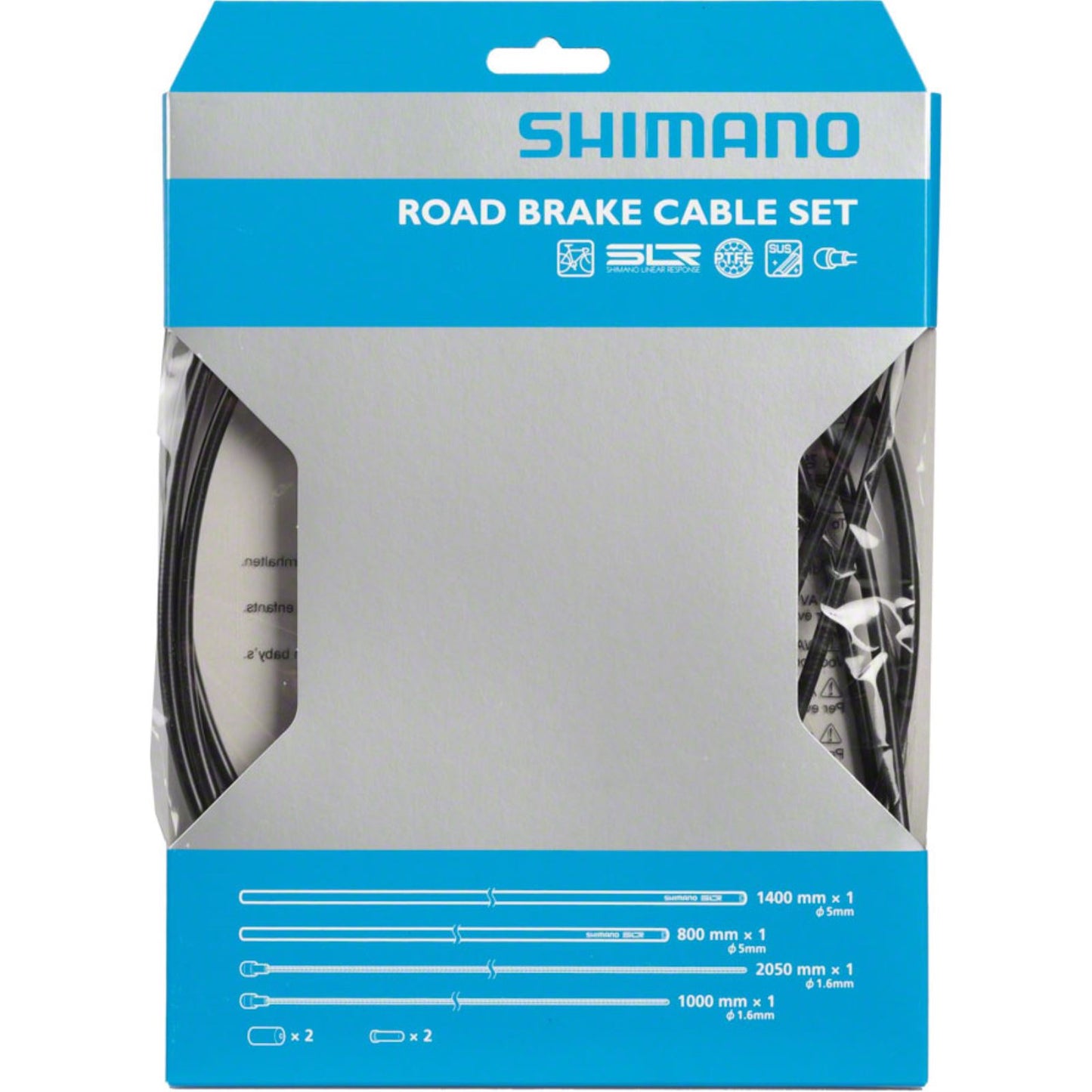 Shimano Road PTFE Brake Cable and Housing Set - Black [MPN: Y80098011]_1182165