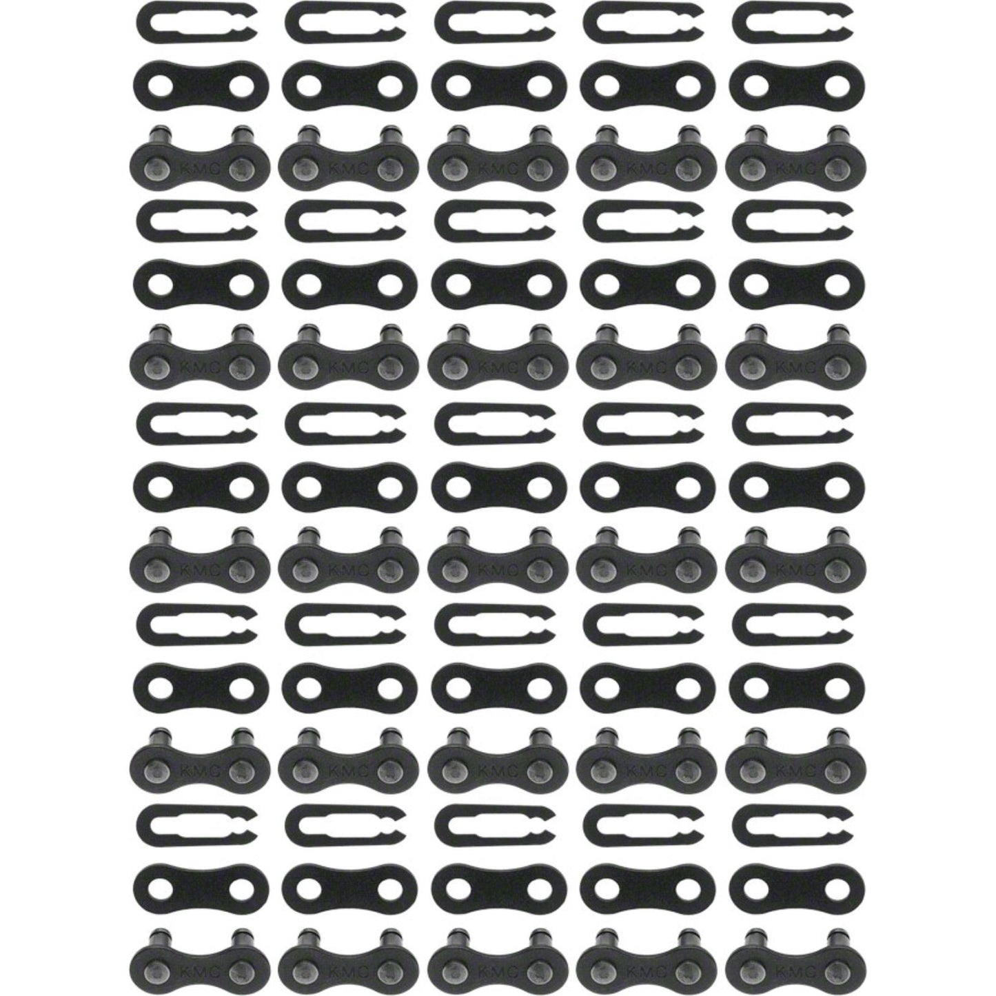 KMC Z410 Master Link - Single Speed 1/2" x 1/8", Black, 25 Pairs [MPN: CL10136]_1183299
