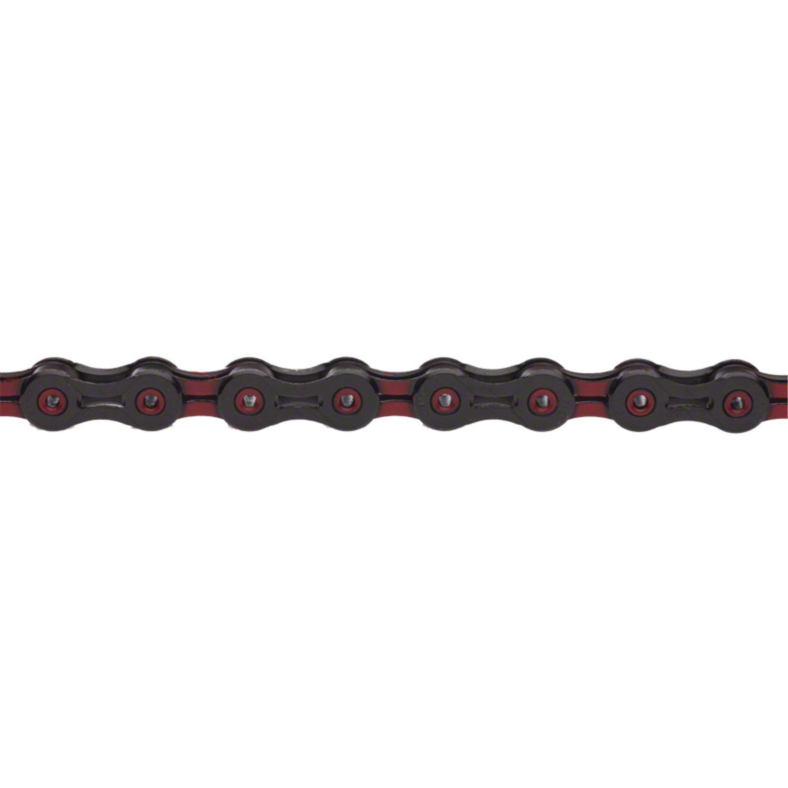 KMC DLC 10 Chain - 10-Speed, 116 Links, Black/Red [MPN: CN10927]_1183311