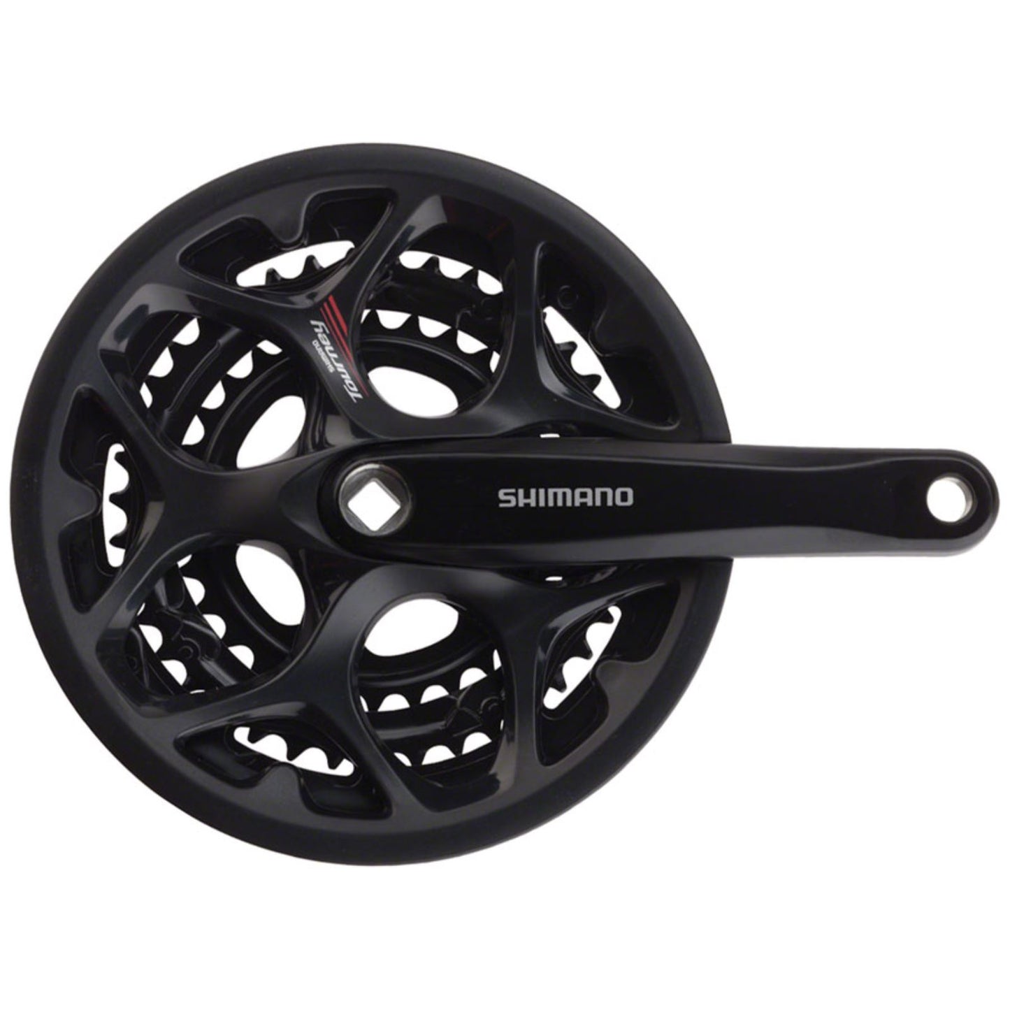 Shimano Tourney FC-A073 Crankset - 170mm, 7/8-Speed - Black [MPN: EFCA073C090C]_1183596