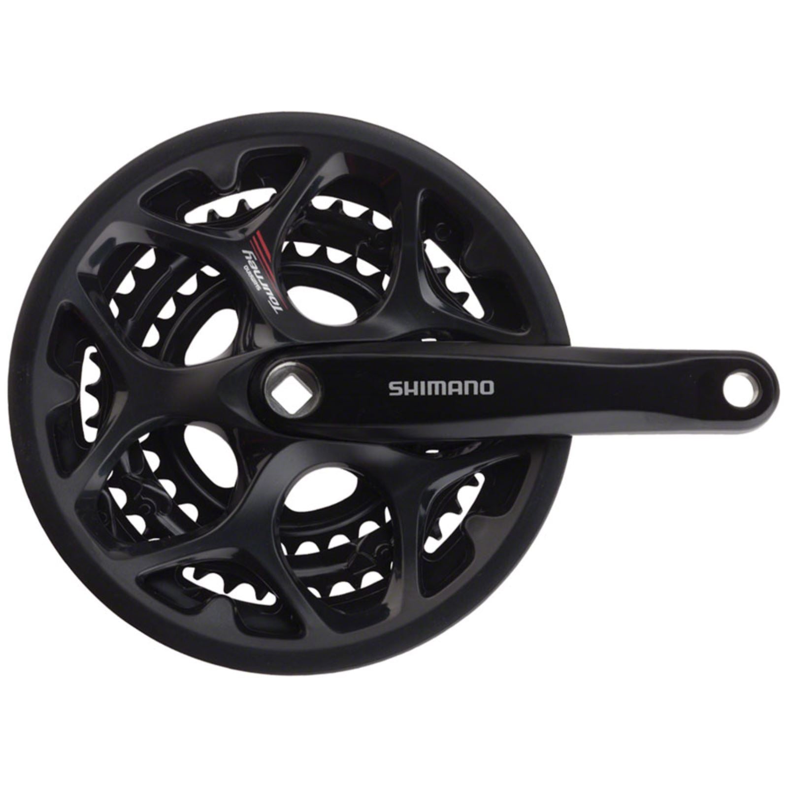 Shimano Tourney FC-A073 Crankset - 170mm, 7/8-Speed - Black [MPN: EFCA073C090C]_1183596