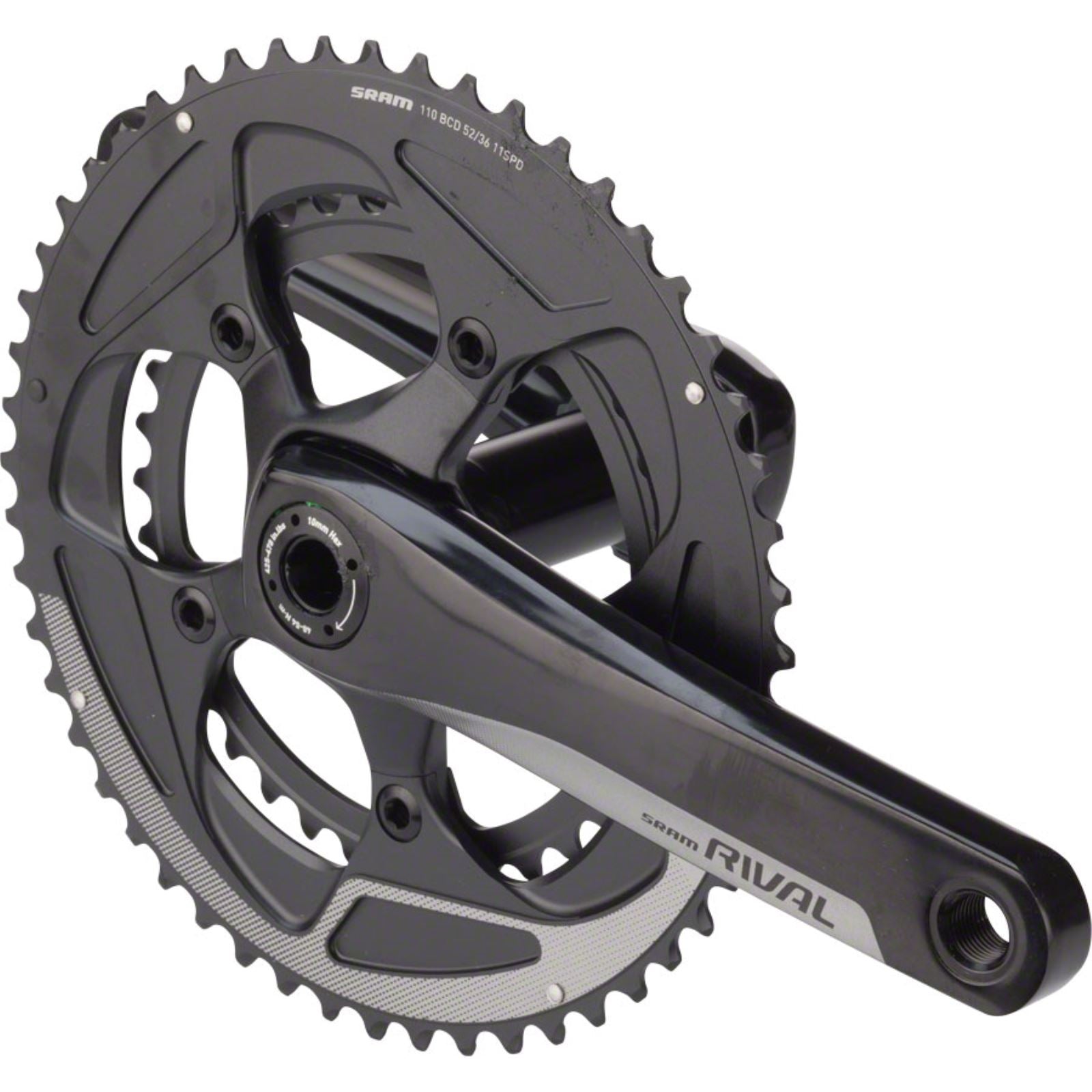 SRAM Rival 22 Crankset - 175mm, 11-Speed, 52/36t, Black [MPN: 00.6118.250.008]_1184001