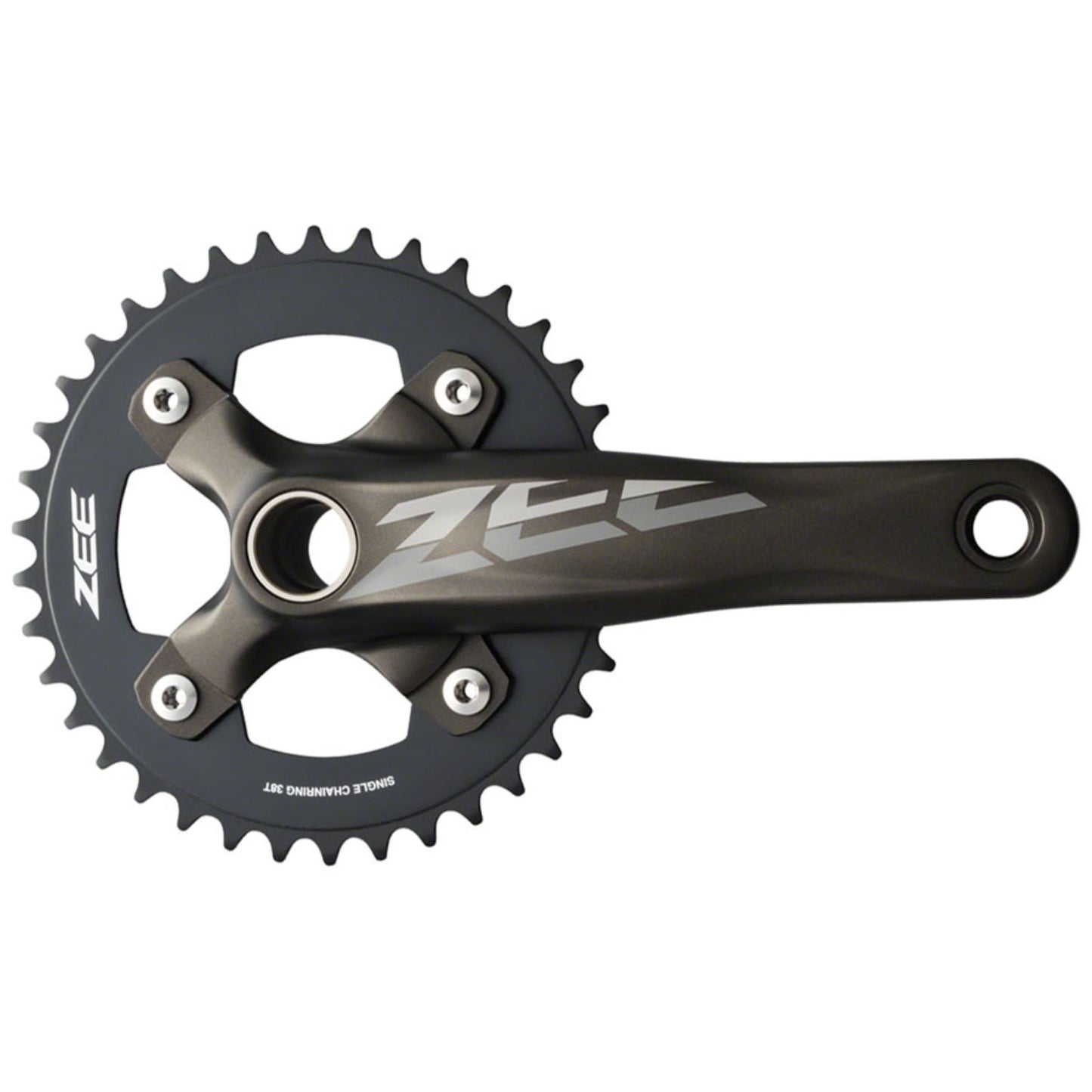 Shimano Crankset - 170mm - 10-Speed - 36t - 104 BCD - Black - ZEE FC-M640  [MPN: EFCM640CA6X]_1184313