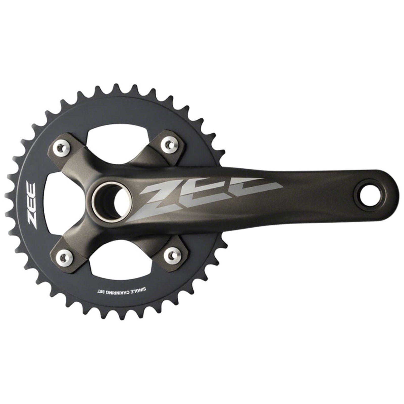 Shimano Crankset - 175mm - 10-Speed - 36t - 104 BCD - Black - ZEE FC-M640  [MPN: EFCM640EA6X]_1184314