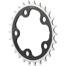 MSW Multi Speed Chainring - 24T, 74mm BCD, Inner, Black [MPN: SPR-317XR BCD74 24T S.B. BLK]_1185406
