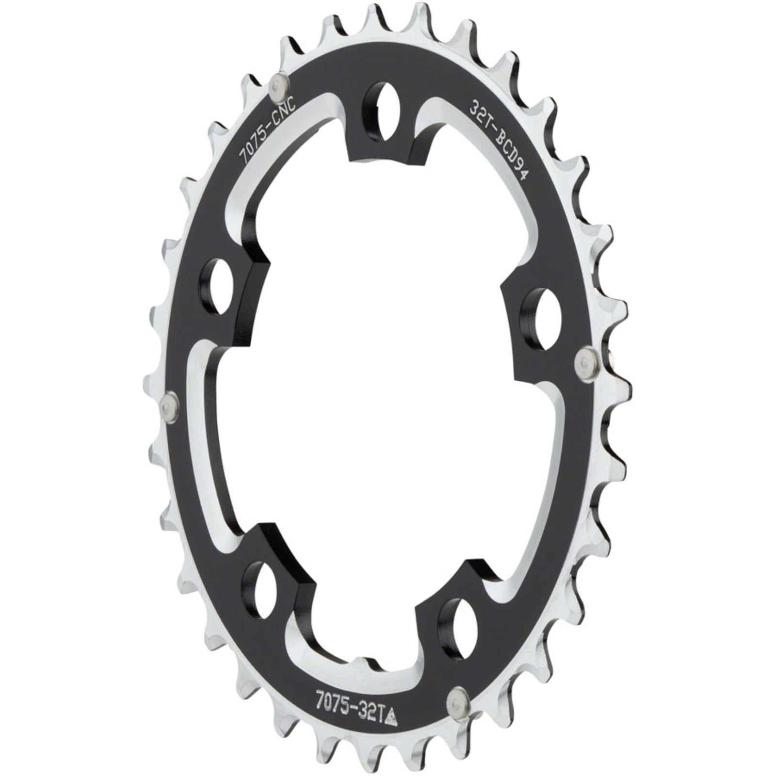 MSW Multi Speed Chainring - 32T, 94mm Black [MPN: SPR-317XR BCD94 32T S.B. BLK]_1185409