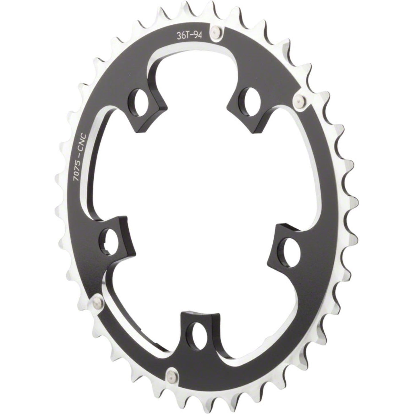 MSW Multi Speed Chainring - 42T, 94mm BCD, Outer, Black [MPN: SPR-317XR BCD94 42T S.B. BLK]_1185413